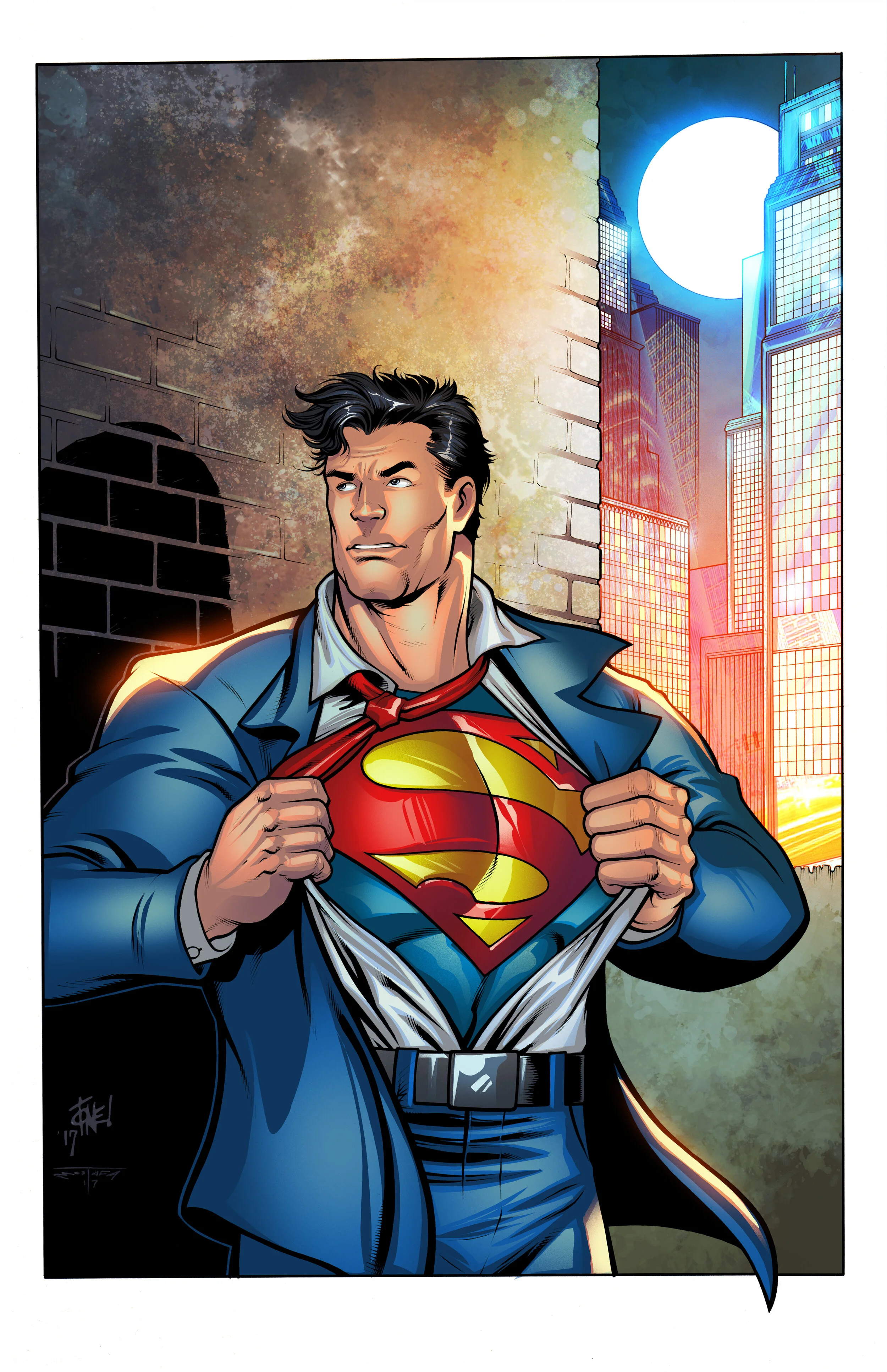 Superman Flying — MostafaInk